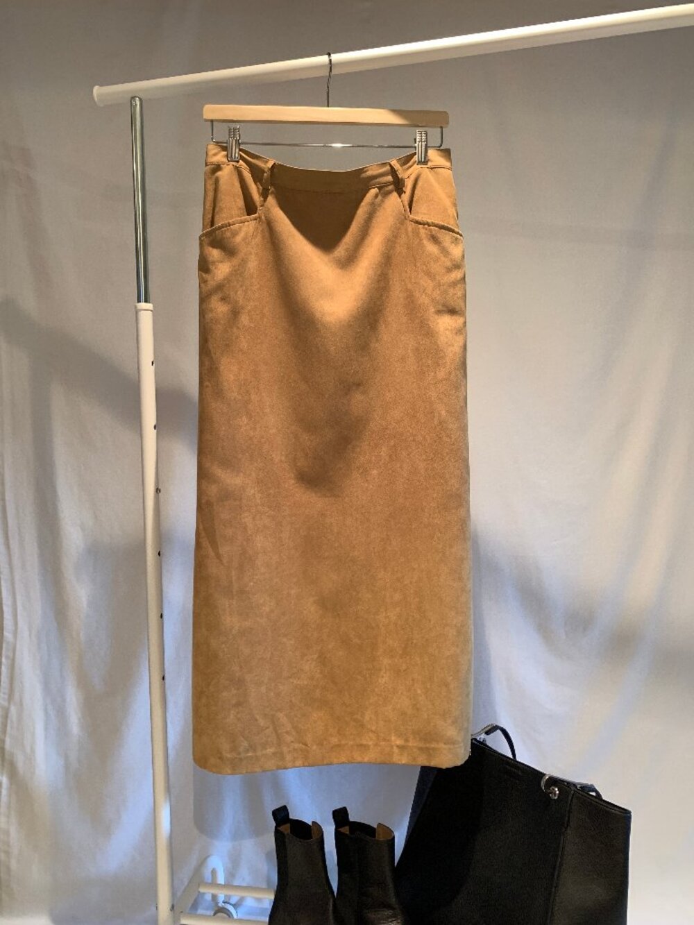 Maxi Skirt Caramel Suede Trend Fall 2026